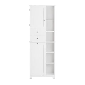 SoBuy Szuflada do słupka Biały 60x38x170cm Nowoczesny BZR104-W 813568 SoBuy Szuflada do słupka Biały 60x38x170cm Nowoczesny BZR104-W 813568