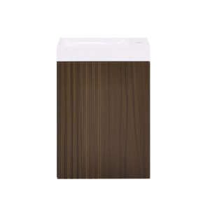 SoBuy Wisząca szafka z 2 drzwiami Brązowy 40x22x56cm BZR196-BR 813389 SoBuy Wisząca szafka z 2 drzwiami Brązowy 40x22x56cm BZR196-BR 813389
