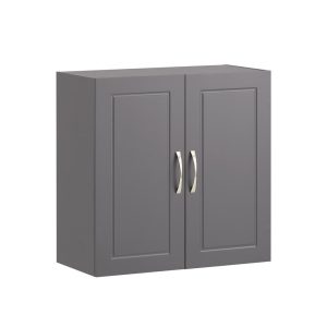 SoBuy Wisząca szafka z 2 drzwiczkami Ciemnoszary FRG231-DG 902787 SoBuy Wisząca szafka z 2 drzwiczkami Ciemnoszary FRG231-DG 902787