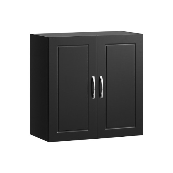 SoBuy Wisząca szafka z 2 drzwiczkami Czarny 60x30x60cm FRG231-SCH 902783