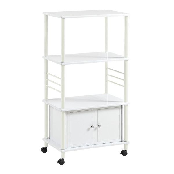 SoBuy Wózek kuchenny Biały 60x40x114cm Funkcjonalny FRG12-W 813031