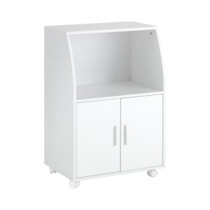 SoBuy Wózek kuchenny z 2 szufladami Biały 55x38x84cm Nowoczesny FRG241-W 813272 SoBuy Wózek kuchenny z 2 szufladami Biały 55x38x84cm Nowoczesny FRG241-W 813272