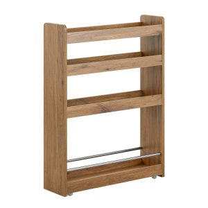 SoBuy Wózek kuchenny z 4 półkami Ciemnobrązowy 60x18x81cm NSR01-PF 813038 SoBuy Wózek kuchenny z 4 półkami Ciemnobrązowy 60x18x81cm NSR01-PF 813038