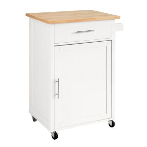 SoBuy Wózek kuchenny z szufladą 65×45.7x90cm Funkcjonalny FKW102-NW 812981 SoBuy Wózek kuchenny z szufladą 65×45.7x90cm Funkcjonalny FKW102-NW 812981