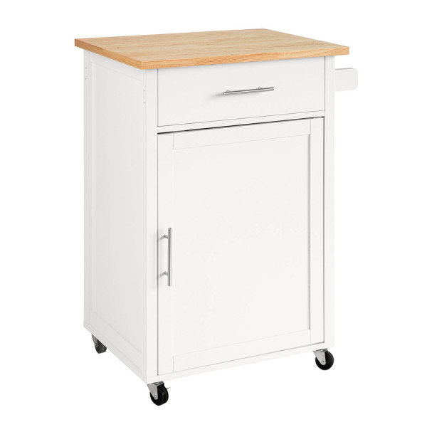 SoBuy Wózek kuchenny z szufladą 65x45.7x90cm Funkcjonalny FKW102-NW 812981