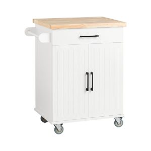 SoBuy Wózek kuchenny z szufladą 74×45.6x91cm Nowoczesny FKW119-NW 813005 SoBuy Wózek kuchenny z szufladą 74×45.6x91cm Nowoczesny FKW119-NW 813005