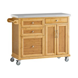 SoBuy Wyspa kuchenna z 4 szufladami 115x46x91cm Funkcjonalny FKW70-N 813001 SoBuy Wyspa kuchenna z 4 szufladami 115x46x91cm Funkcjonalny FKW70-N 813001