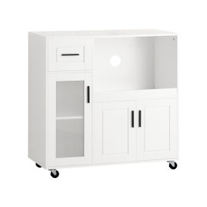 SoBuy Wyspa kuchenna z jedną szufladą Biały Nowoczesny FSB78-W 813044 SoBuy Wyspa kuchenna z jedną szufladą Biały Nowoczesny FSB78-W 813044