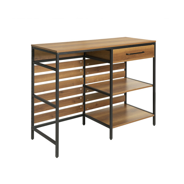 SoBuy Wyspa kuchenna z jedną szufladą Ciemnobrązowy 120x45x90cm FSB71-PF 811795