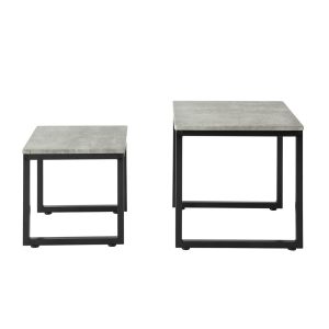 SoBuy Zestaw 2 Rozkładanych Stolików Kawowych Szary FBT42-HG 896080 SoBuy Zestaw 2 Rozkładanych Stolików Kawowych Szary FBT42-HG 896080