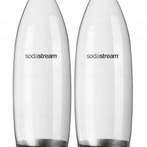 SodaStream butelka Fuse x2 1L duża czarna zestaw 248903
