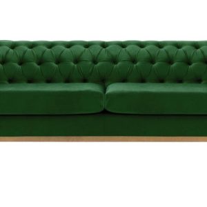 Sofa 2,5-osobowa Chesterfield Modern Wood-Velluto 10 195185 Sofa 2,5-osobowa Chesterfield Modern Wood-Velluto 10 195185