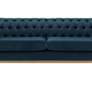 Sofa 2,5-osobowa Chesterfield Modern Wood-Velluto 11 195106 Sofa 2,5-osobowa Chesterfield Modern Wood-Velluto 11 195106