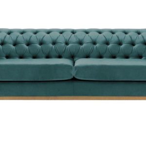 Sofa 2,5-osobowa Chesterfield Modern Wood-Velluto 12 195184 Sofa 2,5-osobowa Chesterfield Modern Wood-Velluto 12 195184