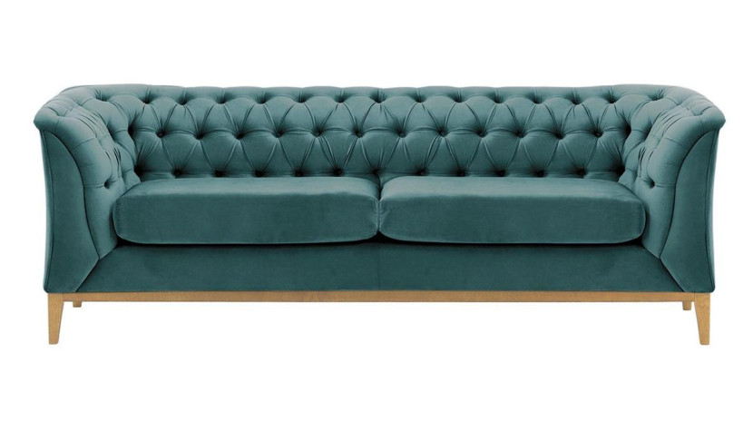 Sofa 2,5-osobowa Chesterfield Modern Wood-Velluto 12 195184