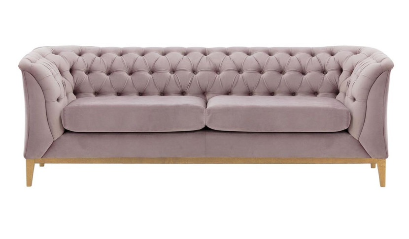 Sofa 2,5-osobowa Chesterfield Modern Wood-Velluto 14 195101