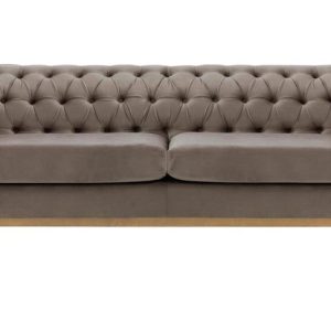 Sofa 2,5-osobowa Chesterfield Modern Wood-Velluto 17 195150 Sofa 2,5-osobowa Chesterfield Modern Wood-Velluto 17 195150