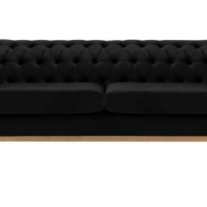 Sofa 2,5-osobowa Chesterfield Modern Wood-Velluto 20 195140 Sofa 2,5-osobowa Chesterfield Modern Wood-Velluto 20 195140
