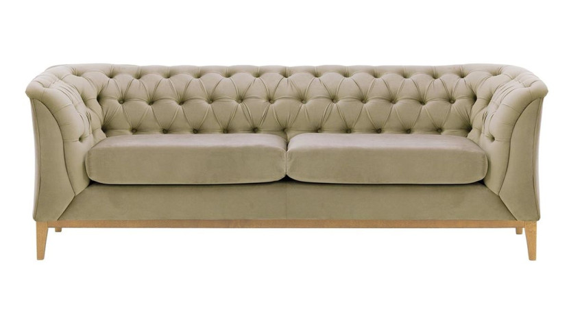 Sofa 2,5-osobowa Chesterfield Modern Wood-Velluto 3 195146