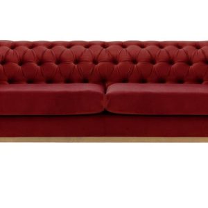 Sofa 2,5-osobowa Chesterfield Modern Wood-Velluto 7 195136 Sofa 2,5-osobowa Chesterfield Modern Wood-Velluto 7 195136