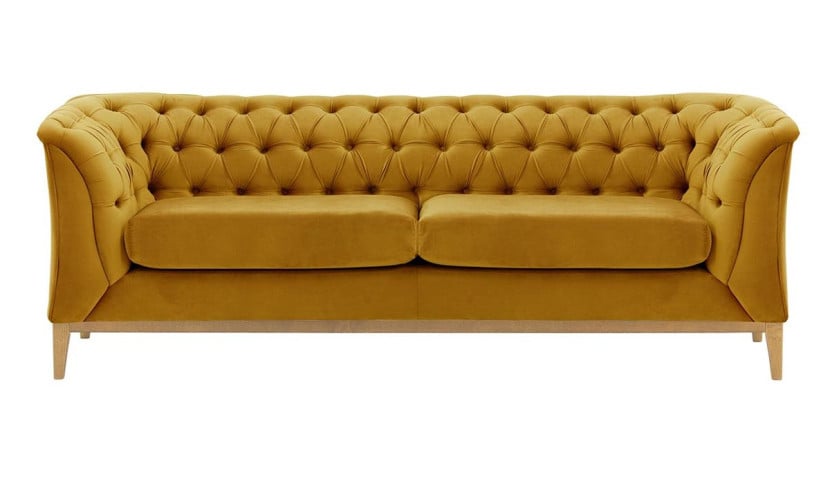 Sofa 2,5-osobowa Chesterfield Modern Wood-Velluto 8 195100