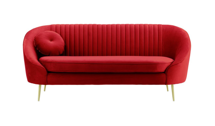 Sofa 2,5-osobowa Kooper z przeszyciami-Velluto 7 198602