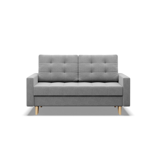 Sofa 2-osobowa, Bonell, Rozkładana, Kolor Szary 539041