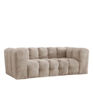 Sofa 2-osobowa, Kanapa BALOO, tkanina Szenil + Bukla, Beżowy 754093 Sofa 2-osobowa, Kanapa BALOO, tkanina Szenil + Bukla, Beżowy 754093