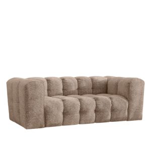 Sofa 2-osobowa, Kanapa BALOO, tkanina Szenil + Bukla, Ciemnobeżowy 754086 Sofa 2-osobowa, Kanapa BALOO, tkanina Szenil + Bukla, Ciemnobeżowy 754086