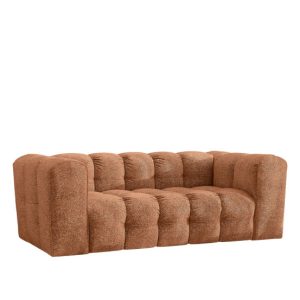 Sofa 2-osobowa, Kanapa BALOO, tkanina Szenil + Bukla, Pomarańczowy 754104 Sofa 2-osobowa, Kanapa BALOO, tkanina Szenil + Bukla, Pomarańczowy 754104