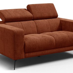 Sofa 2 osobowa MORELLO, ciemnopomarańczowa 801361 Sofa 2 osobowa MORELLO, ciemnopomarańczowa 801361