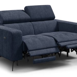 Sofa 2 osobowa MORELLO, granatowa, 2 x Relax Zero Gravity 801412 Sofa 2 osobowa MORELLO, granatowa, 2 x Relax Zero Gravity 801412