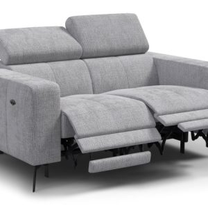 Sofa 2 osobowa MORELLO, jasnoszara, 2 x Relax Zero Gravity 801422 Sofa 2 osobowa MORELLO, jasnoszara, 2 x Relax Zero Gravity 801422