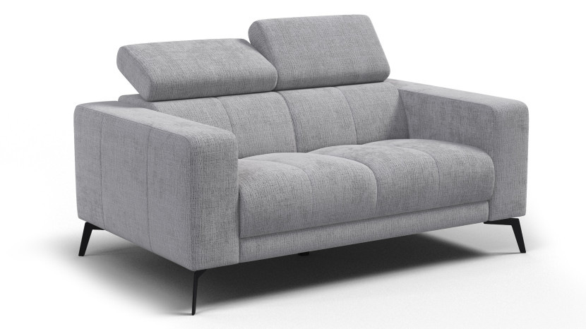 Sofa 2 osobowa MORELLO, jasnoszara 801389