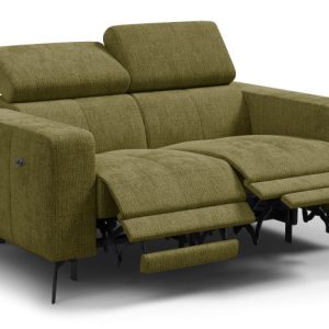 Sofa 2 osobowa MORELLO, oliwkowa, 2 x Relax Zero Gravity 801368 Sofa 2 osobowa MORELLO, oliwkowa, 2 x Relax Zero Gravity 801368