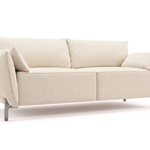Sofa 2-osobowa na taras i ogród, tkanina Sunlight, Ecru, SUNMEE 1059376 Sofa 2-osobowa na taras i ogród, tkanina Sunlight, Ecru, SUNMEE 1059376