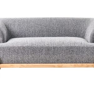 Sofa 2-osobowa poliester ciemnoszara 775356 Sofa 2-osobowa poliester ciemnoszara 775356