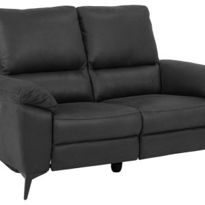Sofa 2-osobowa Rana szara regulowane oparcie oraz podnóżek 310447 Sofa 2-osobowa Rana szara regulowane oparcie oraz podnóżek 310447
