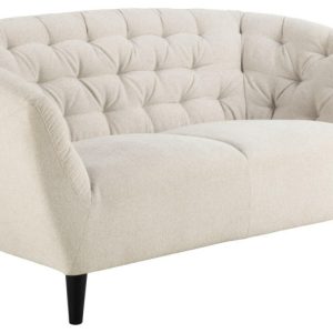 Sofa 2-osobowa Ria beżowa Juto 4 150x84x78 cm pikowana 647416 Sofa 2-osobowa Ria beżowa Juto 4 150x84x78 cm pikowana 647416