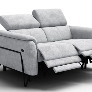 Sofa 2 osobowa RODEN, 2 x Relax Zero Gravity, jasnoszara 801416 Sofa 2 osobowa RODEN, 2 x Relax Zero Gravity, jasnoszara 801416