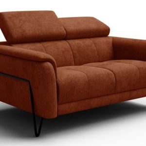 Sofa 2 osobowa RODEN, ciemnopomarańczowa 801423 Sofa 2 osobowa RODEN, ciemnopomarańczowa 801423