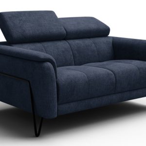 Sofa 2 osobowa RODEN, granatowa 801383 Sofa 2 osobowa RODEN, granatowa 801383