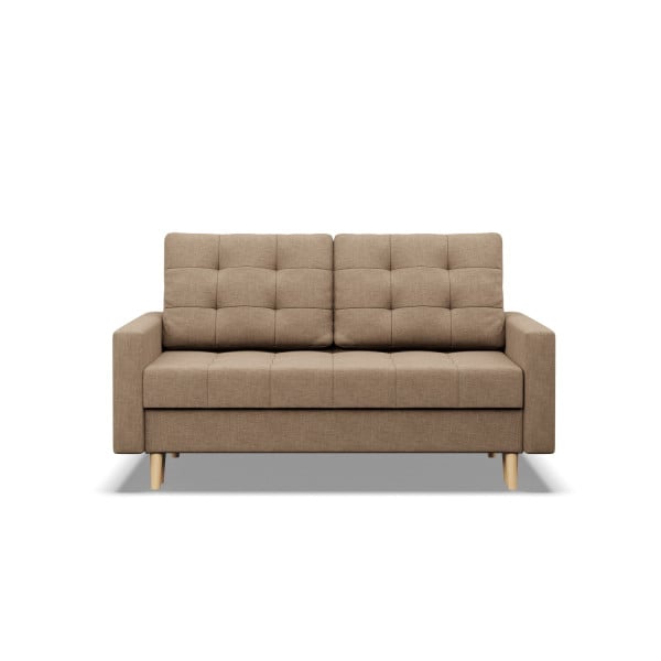 Sofa 2-osobowa, Rozkładana, Kolor Brązowy 539175