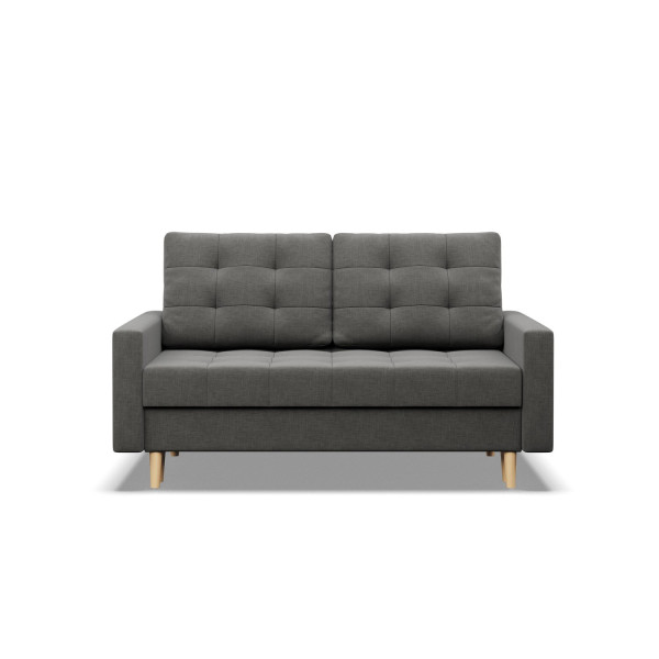 Sofa 2-osobowa, Rozkładana, Kolor Szary 539158