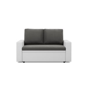 Sofa 2-osobowa, Rozkładana, Pojemnik, Kolor Szary 537356 Sofa 2-osobowa, Rozkładana, Pojemnik, Kolor Szary 537356