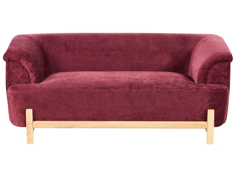 Sofa 2-osobowa szenil burgundowa 802541
