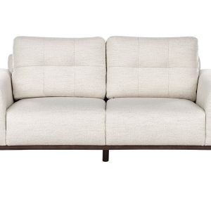 Sofa 2-osobowa tapicerowana jasnobeżowa 453827 Sofa 2-osobowa tapicerowana jasnobeżowa 453827