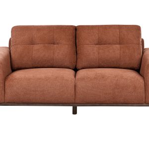 Sofa 2-osobowa tapicerowana złoty brąz 453832 Sofa 2-osobowa tapicerowana złoty brąz 453832