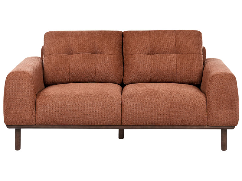 Sofa 2-osobowa tapicerowana złoty brąz 453832