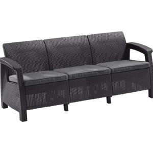 Sofa 3-osobowa Corfu Max Love – grafit 193006 Sofa 3-osobowa Corfu Max Love – grafit 193006